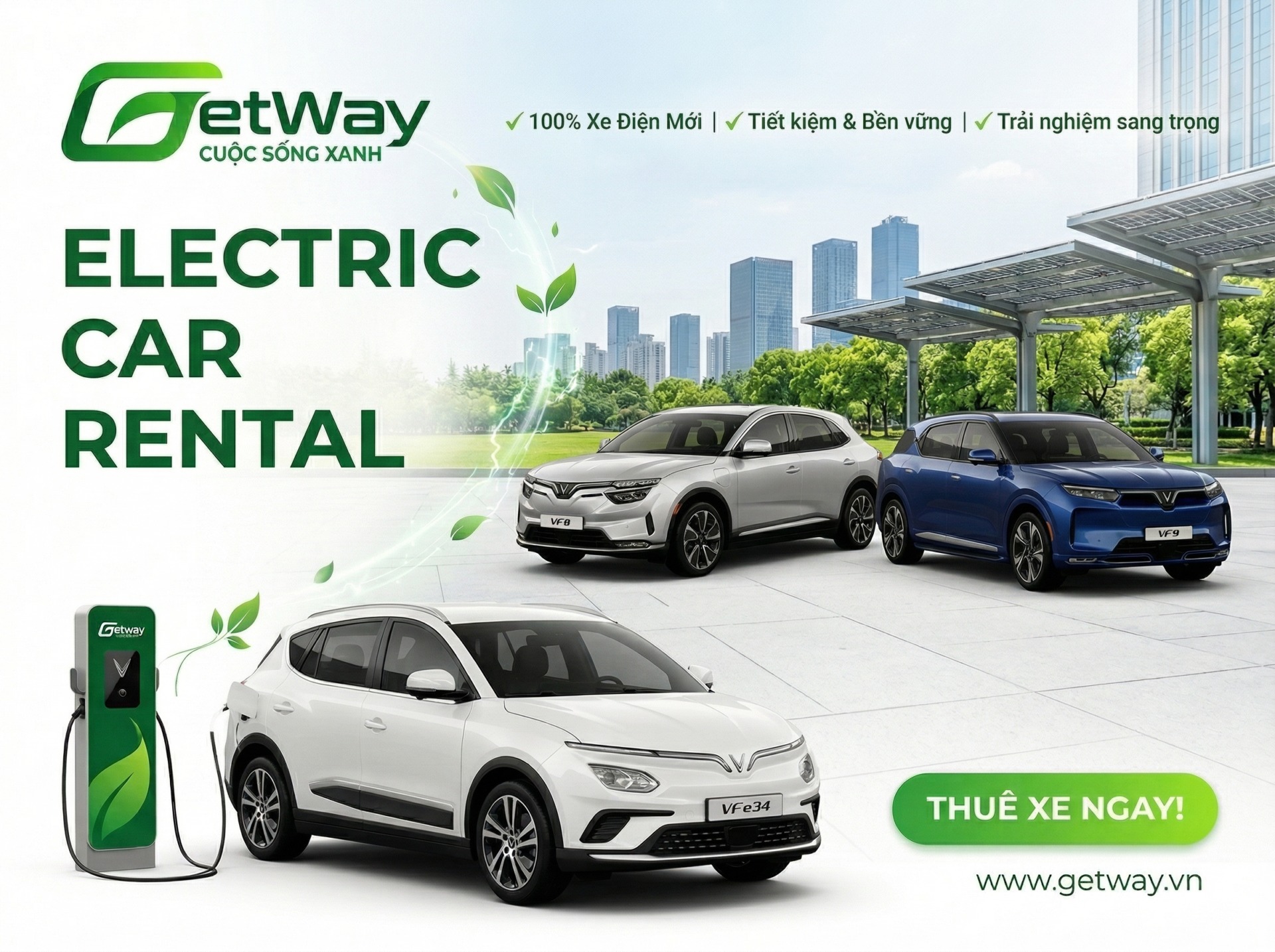 Thuê xe điện Vinfast