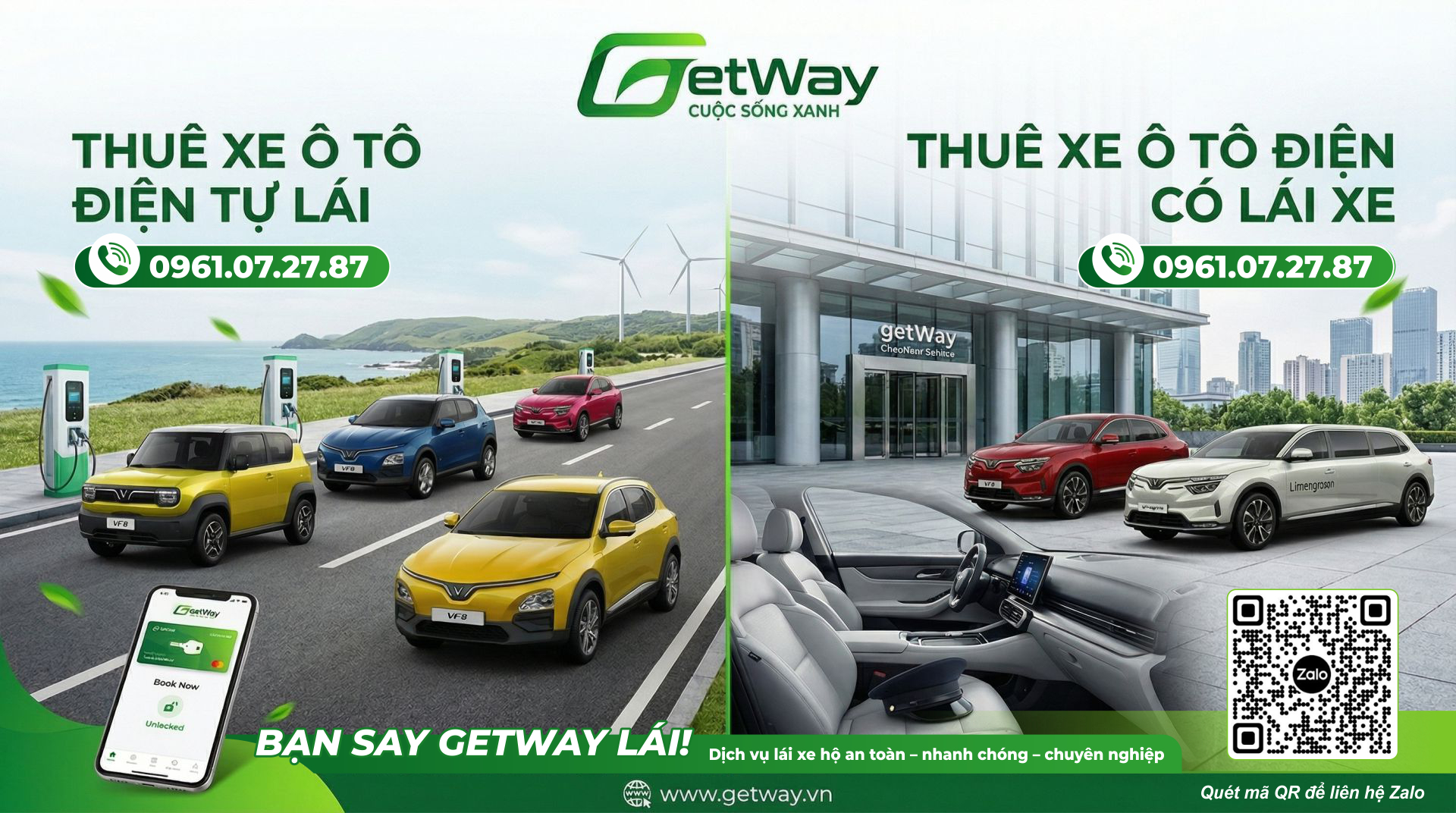 Getway - thuê xe điện toàn quốc