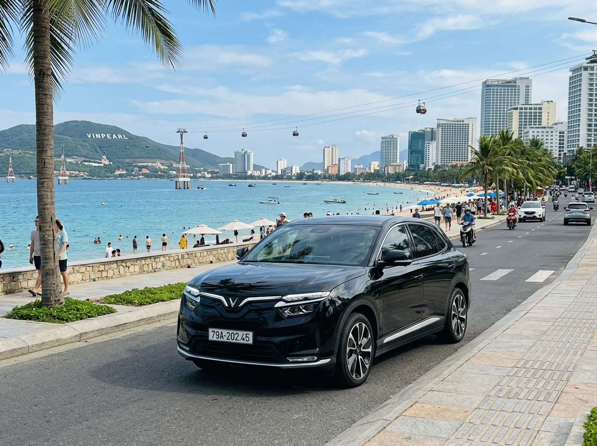 thuê xe điện tự lái Nha Trang
