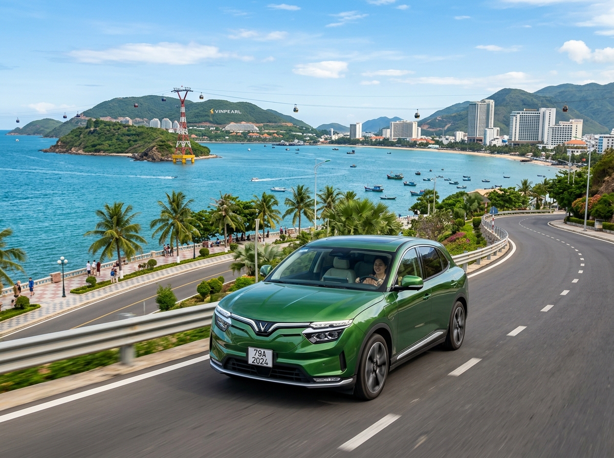 thuê xe điện tự lái Nha Trang