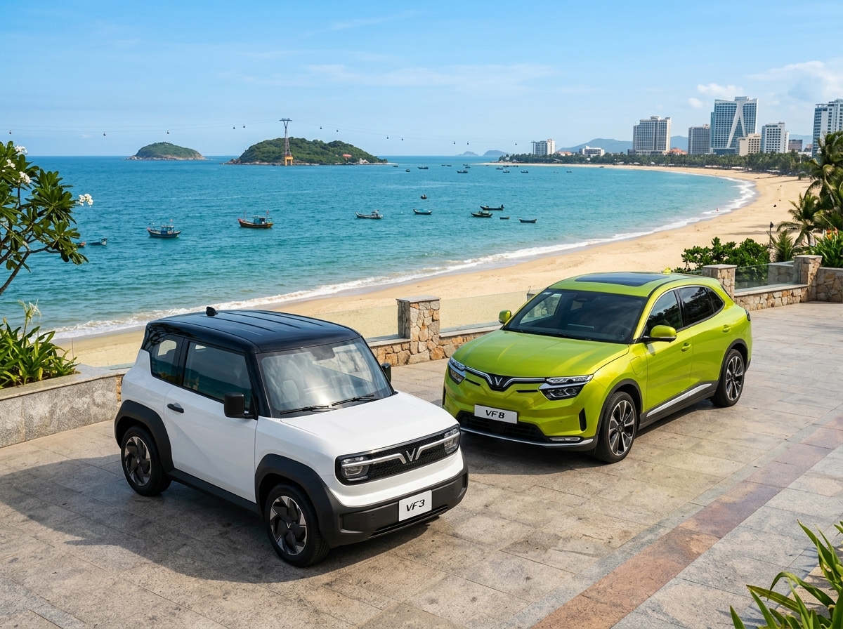 Thuê xe ô tô điện Nha Trang giải pháp du lịch xanh