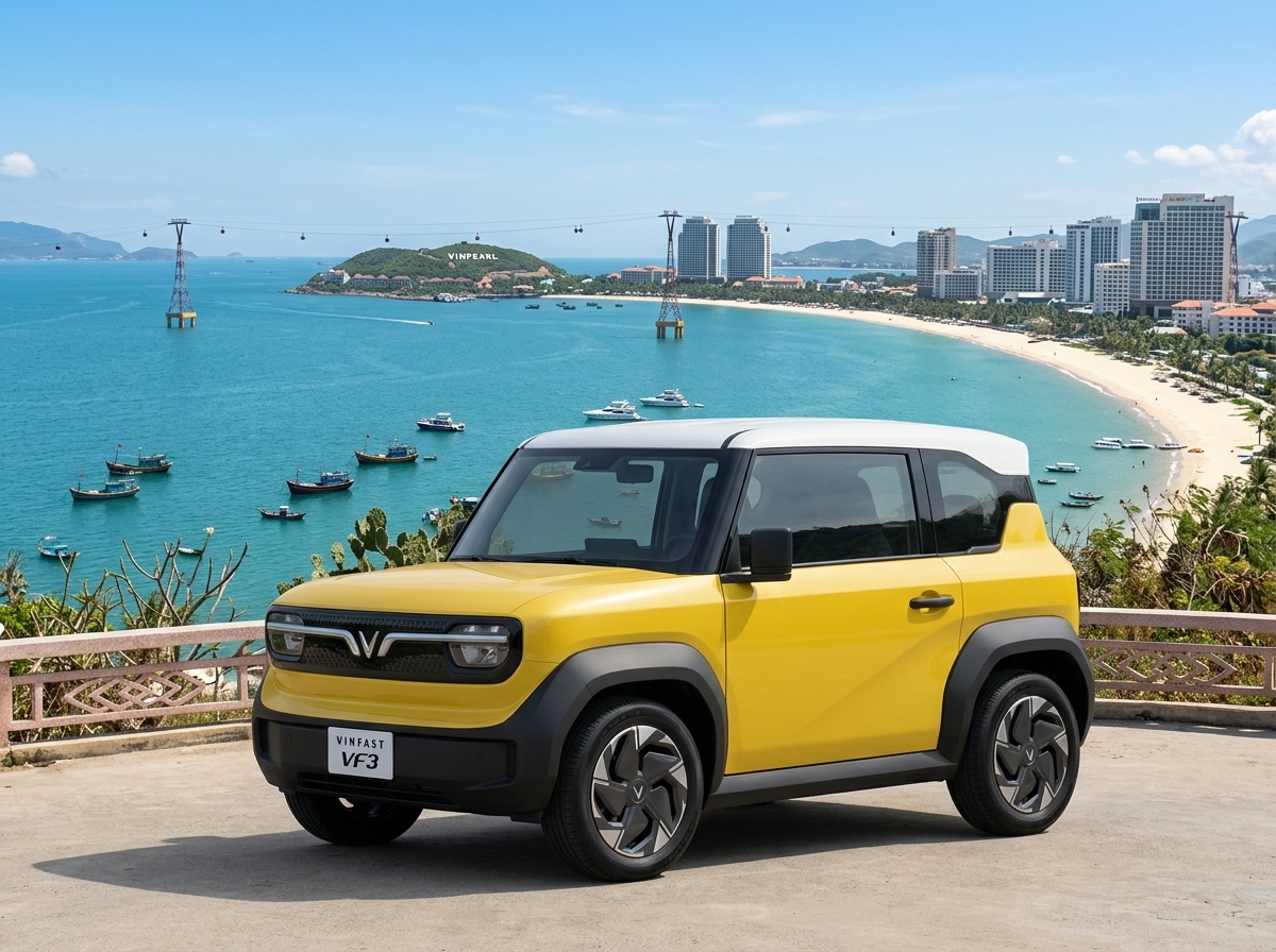 Vì sao nên chọn xe ô tô điện khi du lịch Nha Trang