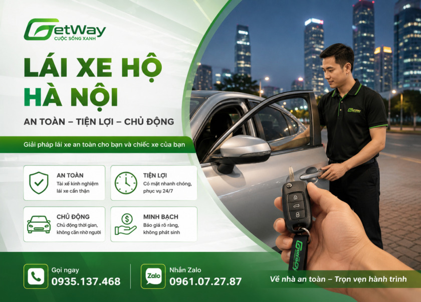 Lái xe hộ Hà Nội