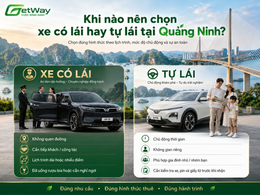 Thuê xe có lái Quảng Ninh
