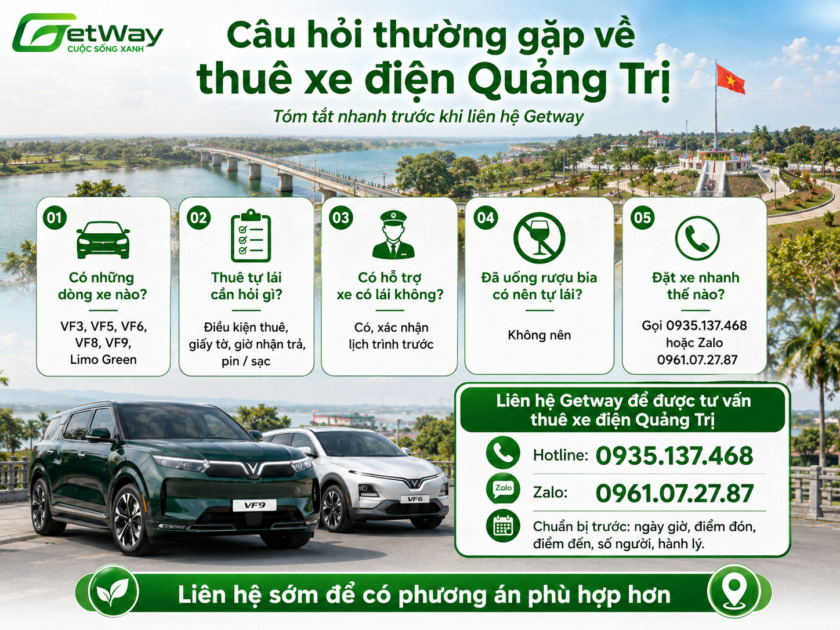 Thuê xe điện Quảng Trị