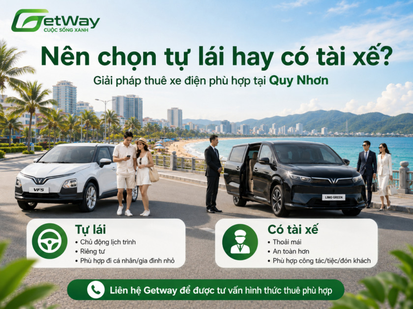 Thuê xe điện tự lái Quy Nhơn